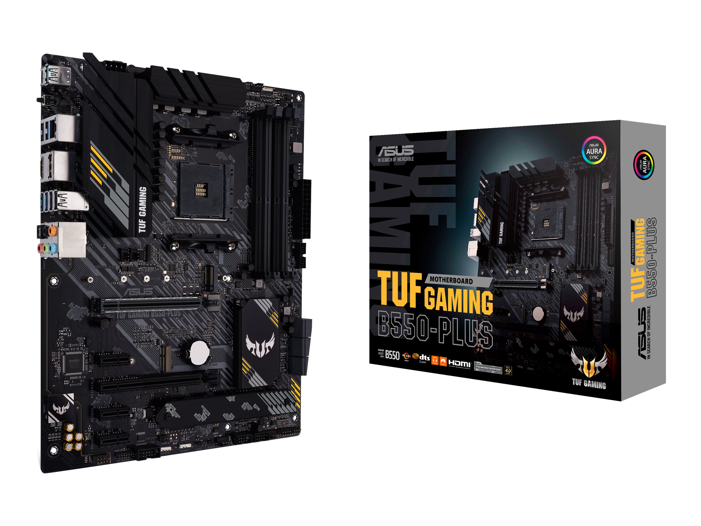 ASUS TUF GAMING B550-PLUS - Motherboard - ATX - Socket AM4 - AMD B550