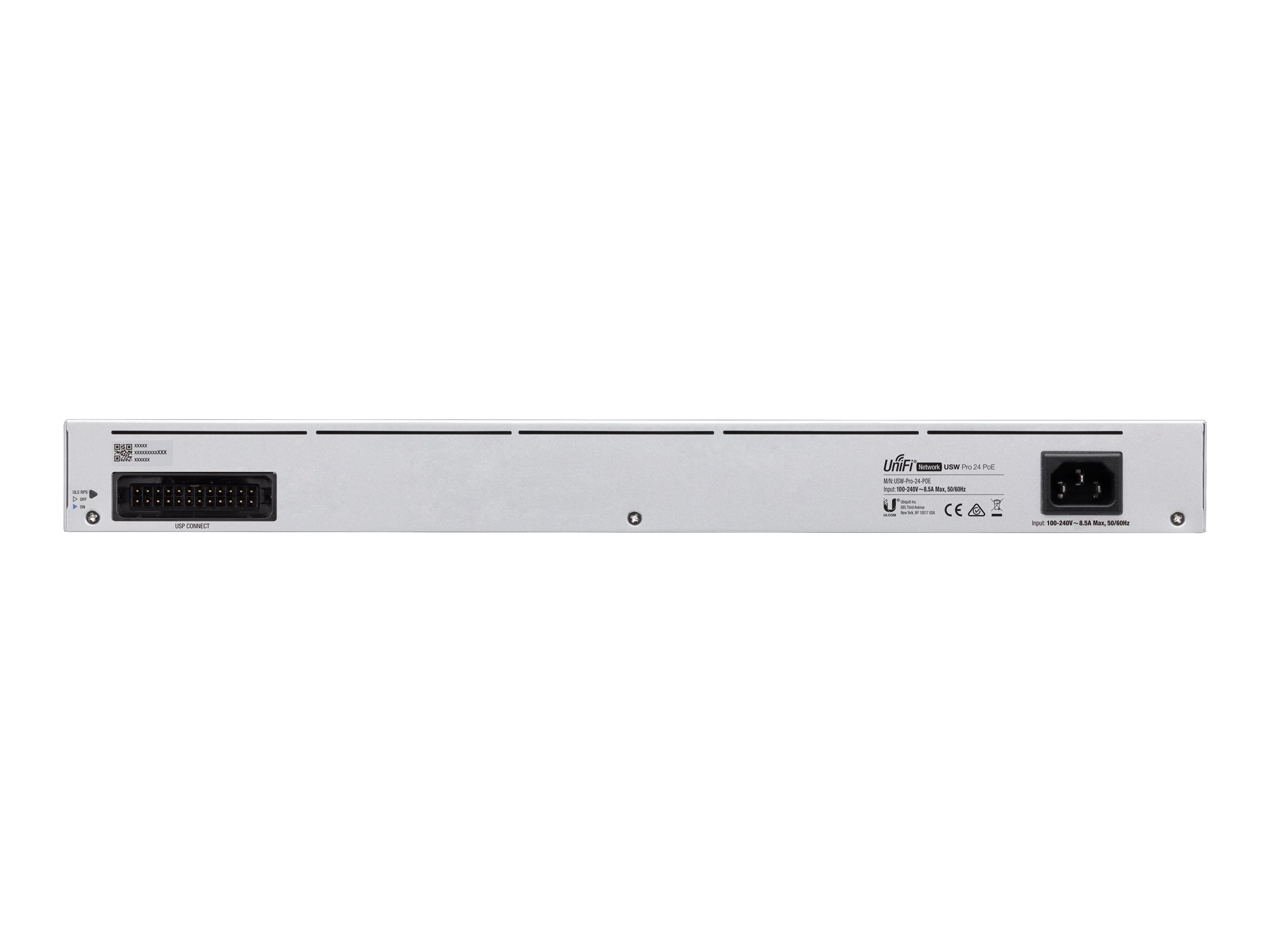Ubiquiti UniFiSwitch Pro 24 Rackmount Gigabit Managed Switch, 24x RJ-45, 2x SFP+, PoE++, Gen2 (USW-PRO-24-POE)