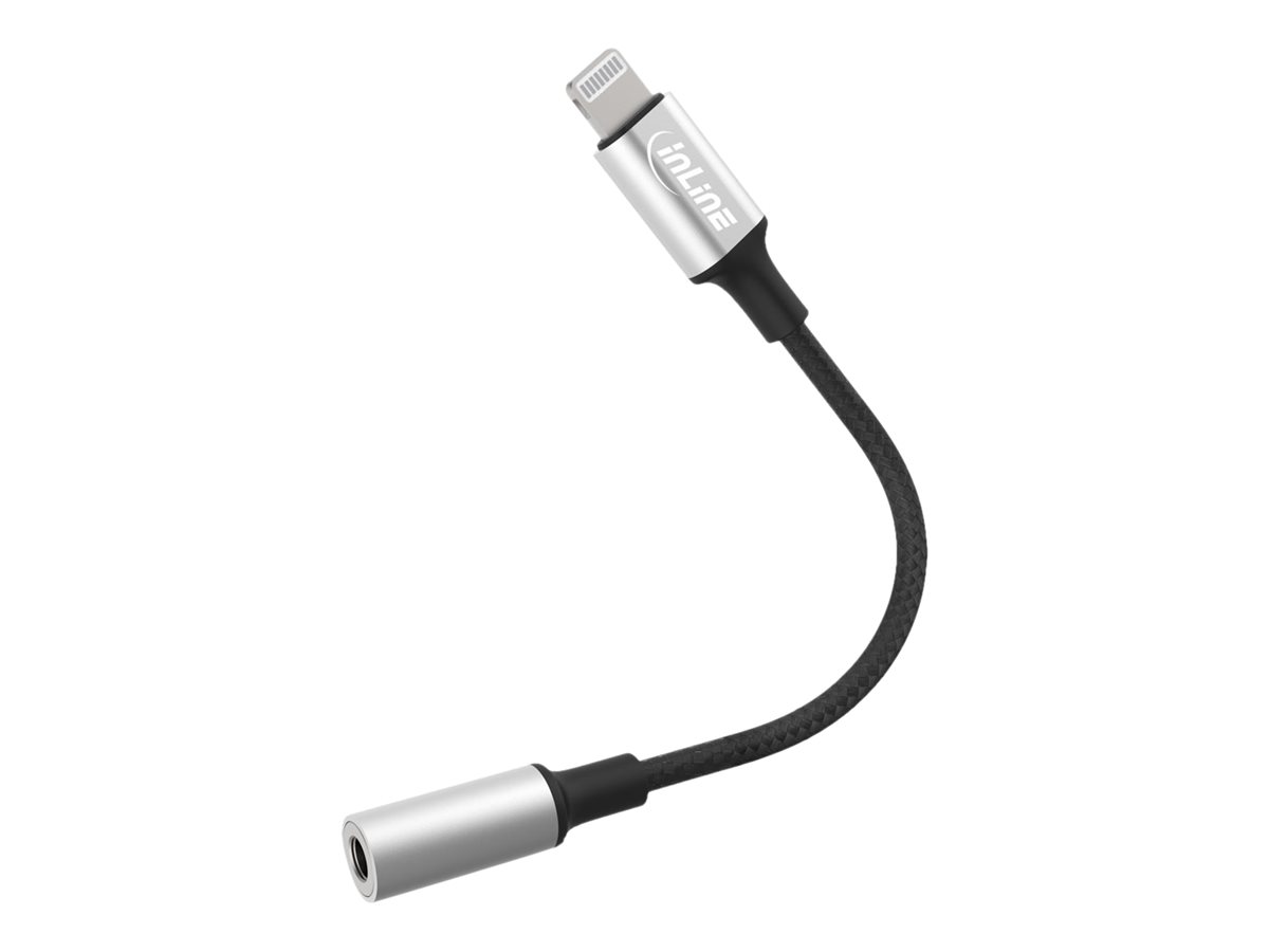 InLine Lightning auf Kopfhörerstecker Adapter - 10 cm
