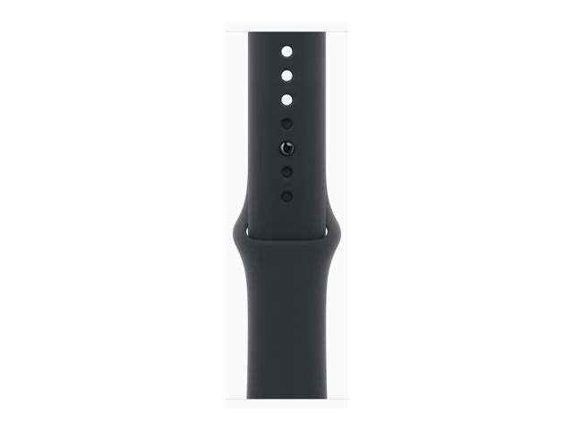 Apple Watch Series 10 GPS + Cellular 46mm Jet Black Aluminium Case mit Black Sport Band - M/L (MWY43QF/A)