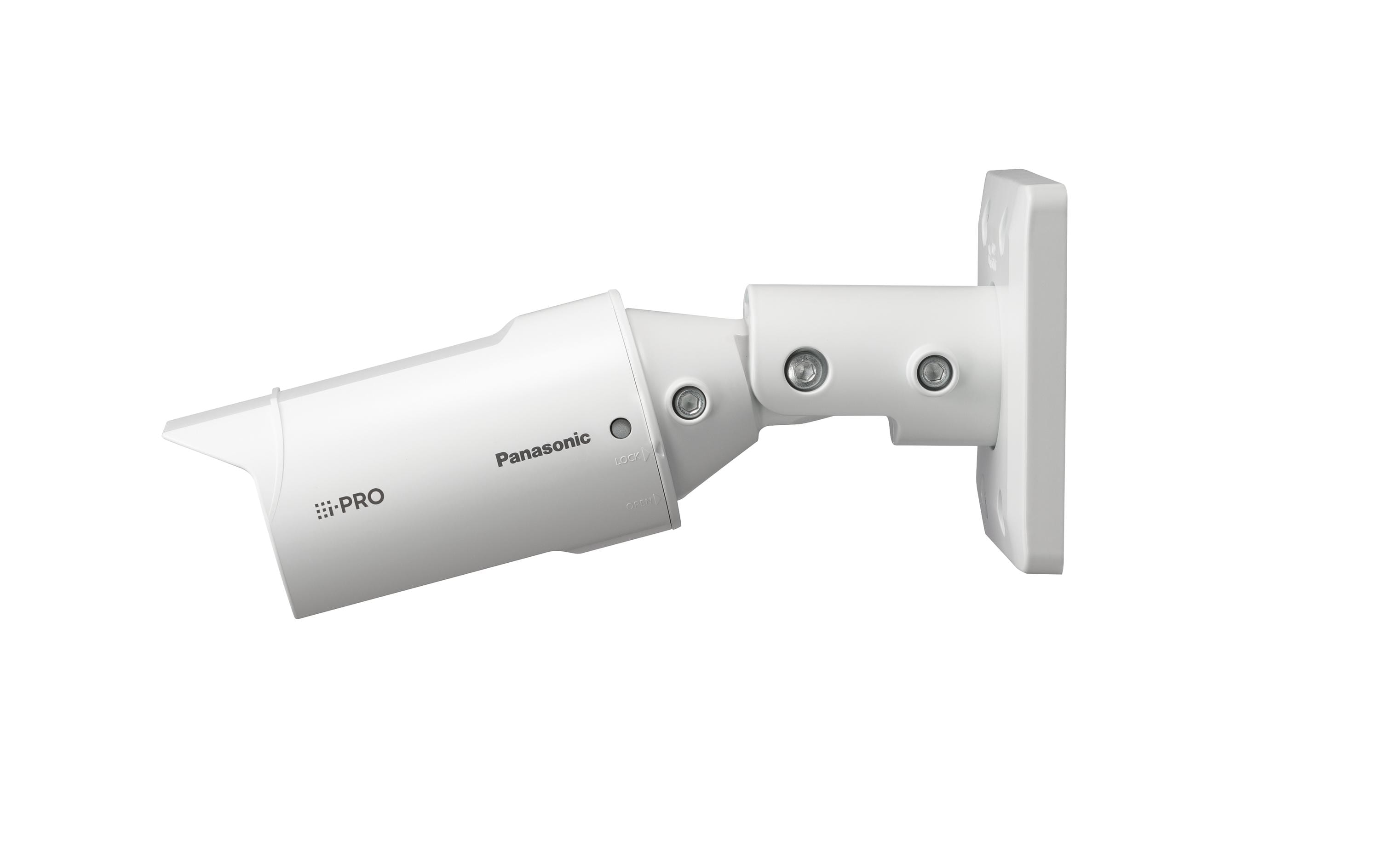 Panasonic i-Pro WV-U1542LA - Netzwerk-Überwachungskamera - Bullet - Außenbereich - staubdicht / wasserdicht / stoßfest / korrosionsbeständig - Farbe (Tag&Nacht) - 5 MP - 2688 x 1520 - motorbetrieben - LAN 10/100 - MJPEG, H.264, H.265 - PoE Class 0
