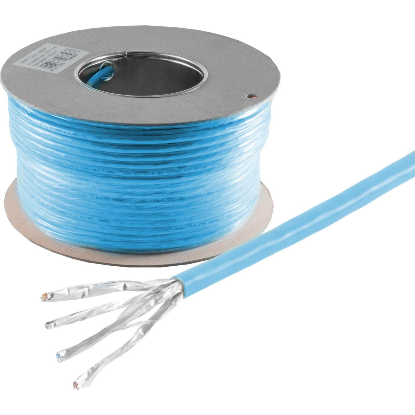 S/CONN maximum connectivity Verlegekabel, cat 8, S/FTP, LSZH, Bandbreite 2.000 MHz, blau, 25m (08-85107)