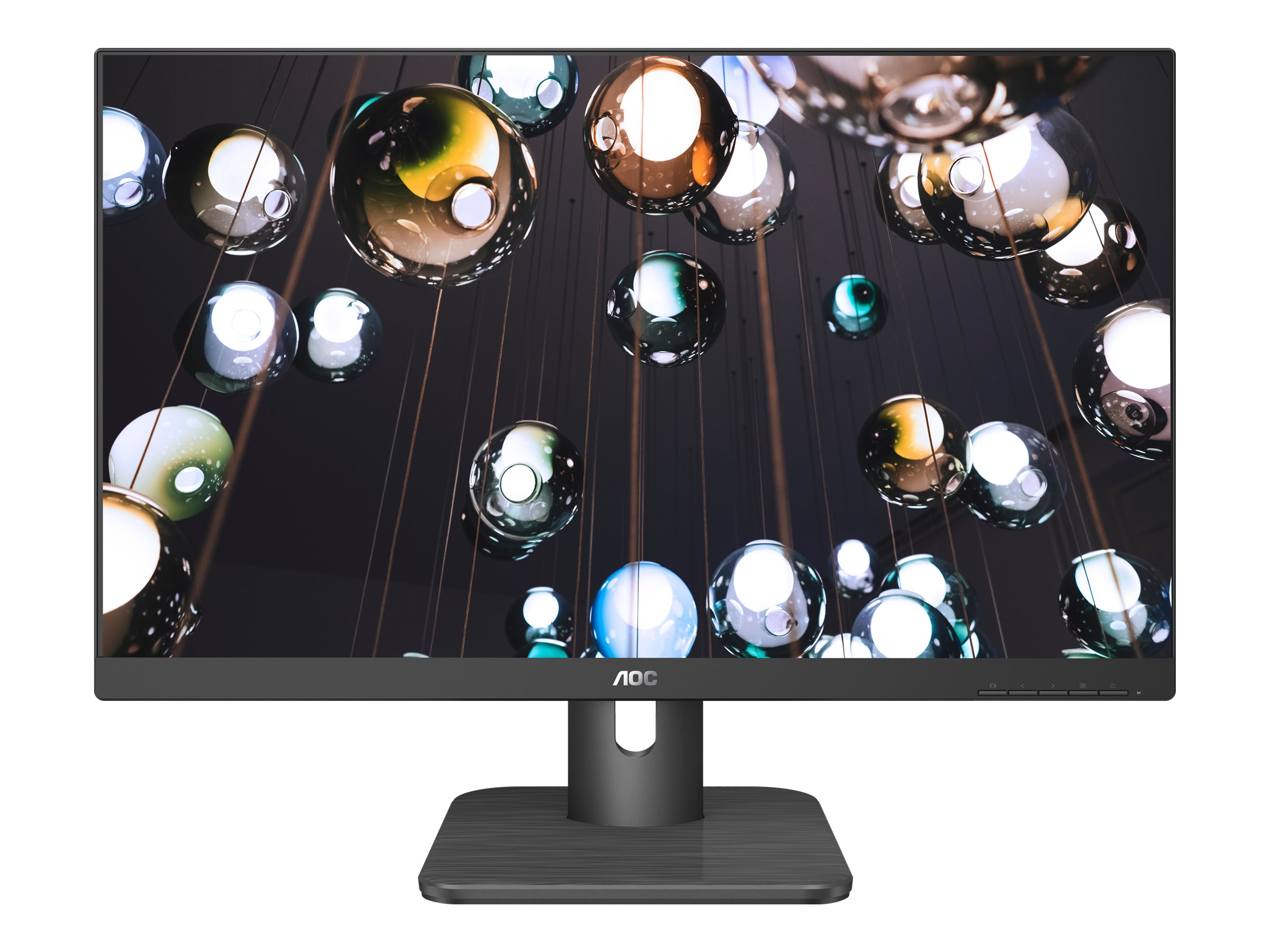 AOC 24E1Q - LED-Monitor - 60.5 cm (23.8") - 1920 x 1080 Full HD (1080p) @ 60 Hz - IPS - 250 cd/m² - 1000:1 - 5 ms - HDMI, VGA, DisplayPort - Lautsprecher