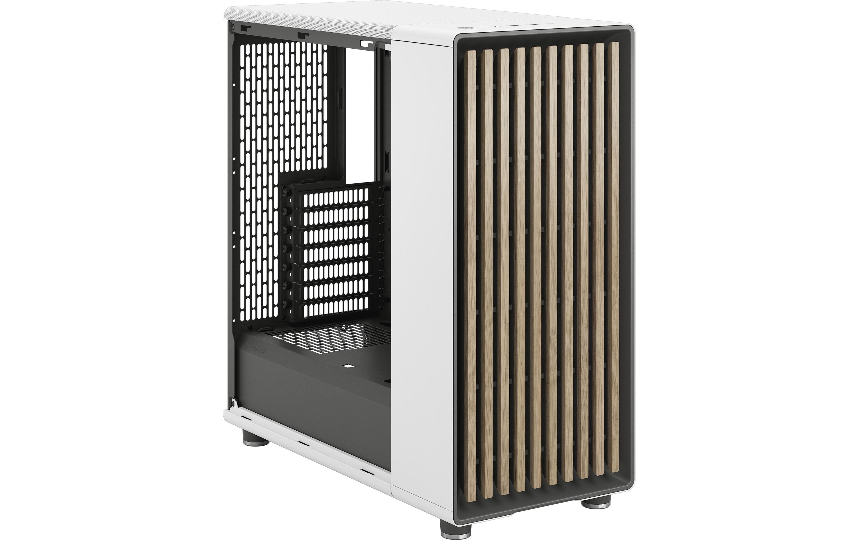 Fractal Design PC-Gehäuse North TG Clear Weiss