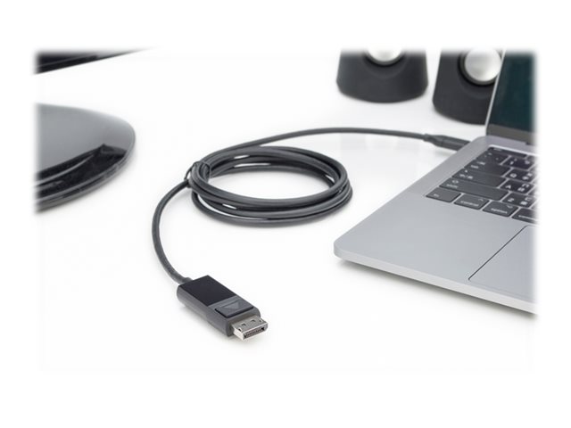 DIGITUS - DisplayPort-Kabel - 24 pin USB-C zu DisplayPort - 2 m