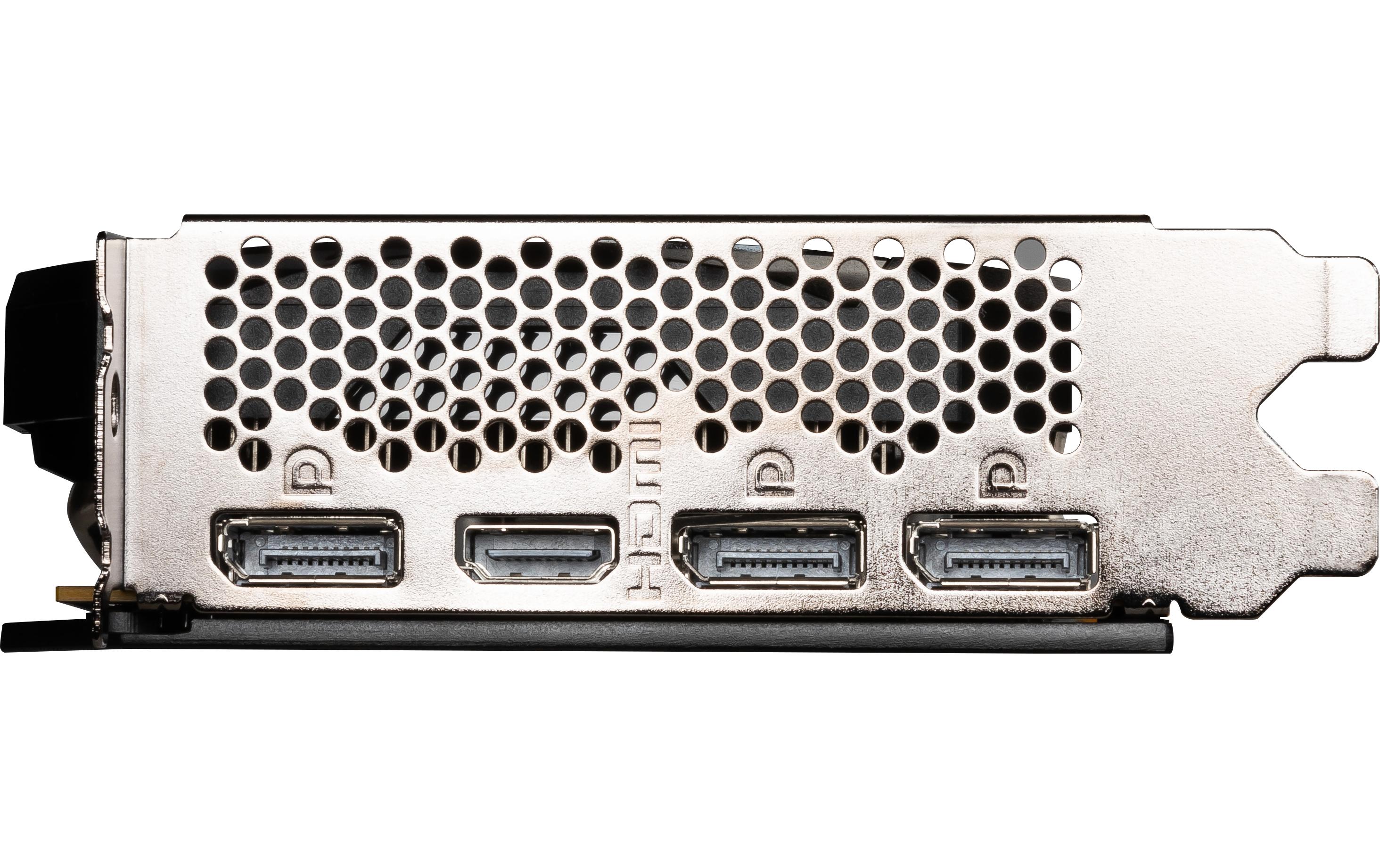 MSI GeForce RTX 4060 VENTUS 2X BLACK 8G OC Grafikkarte - 8GB GDDR6, 1x HDMI, 3x DP