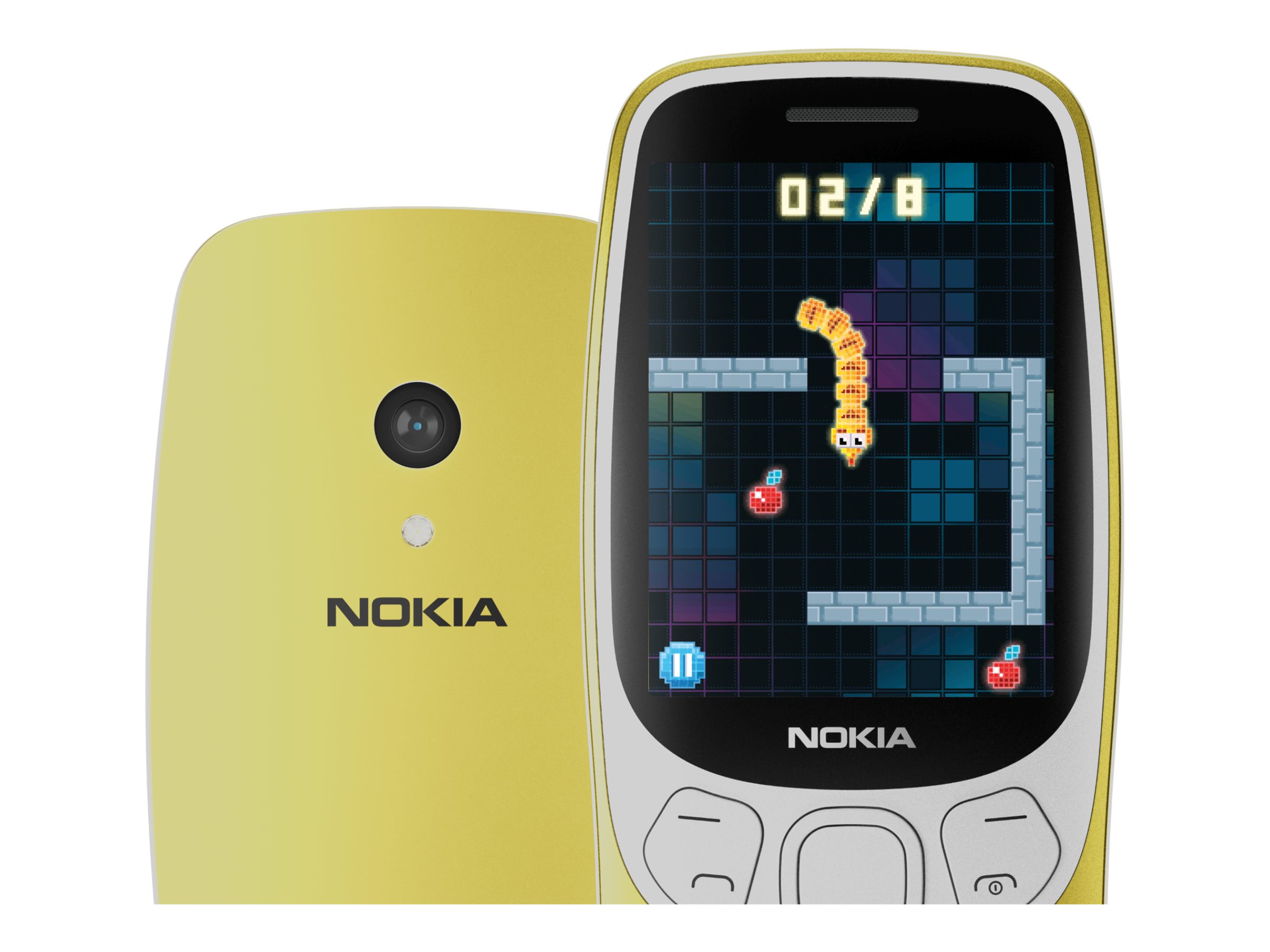 Nokia 3210 - 4G Feature Phone - Dual-SIM - RAM 64 MB / Interner Speicher 128 MB - microSD slot - rear camera 2 MP - Y2K gold