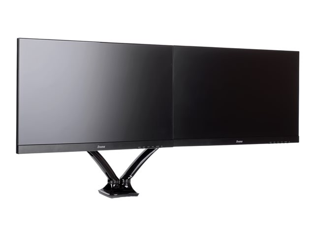 Iiyama DS3002C-B1 Befestigungskit - einstellbarer Arm - für 2 Monitore - Schwarz