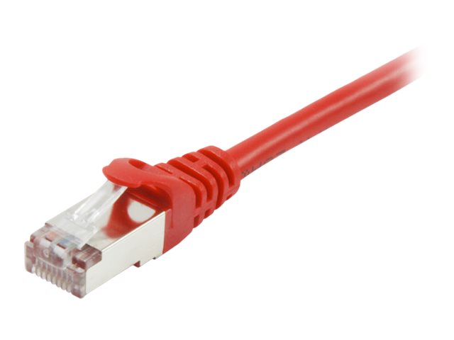 equip - Patch-Kabel - RJ-45 (M) zu RJ-45 (M) - 50 cm - SFTP, PiMF - CAT 6a - geformt, verseilt - Rot