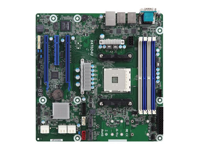 ASRock Rack X470D4U - Motherboard - micro ATX - Socket AM4 - AMD X470