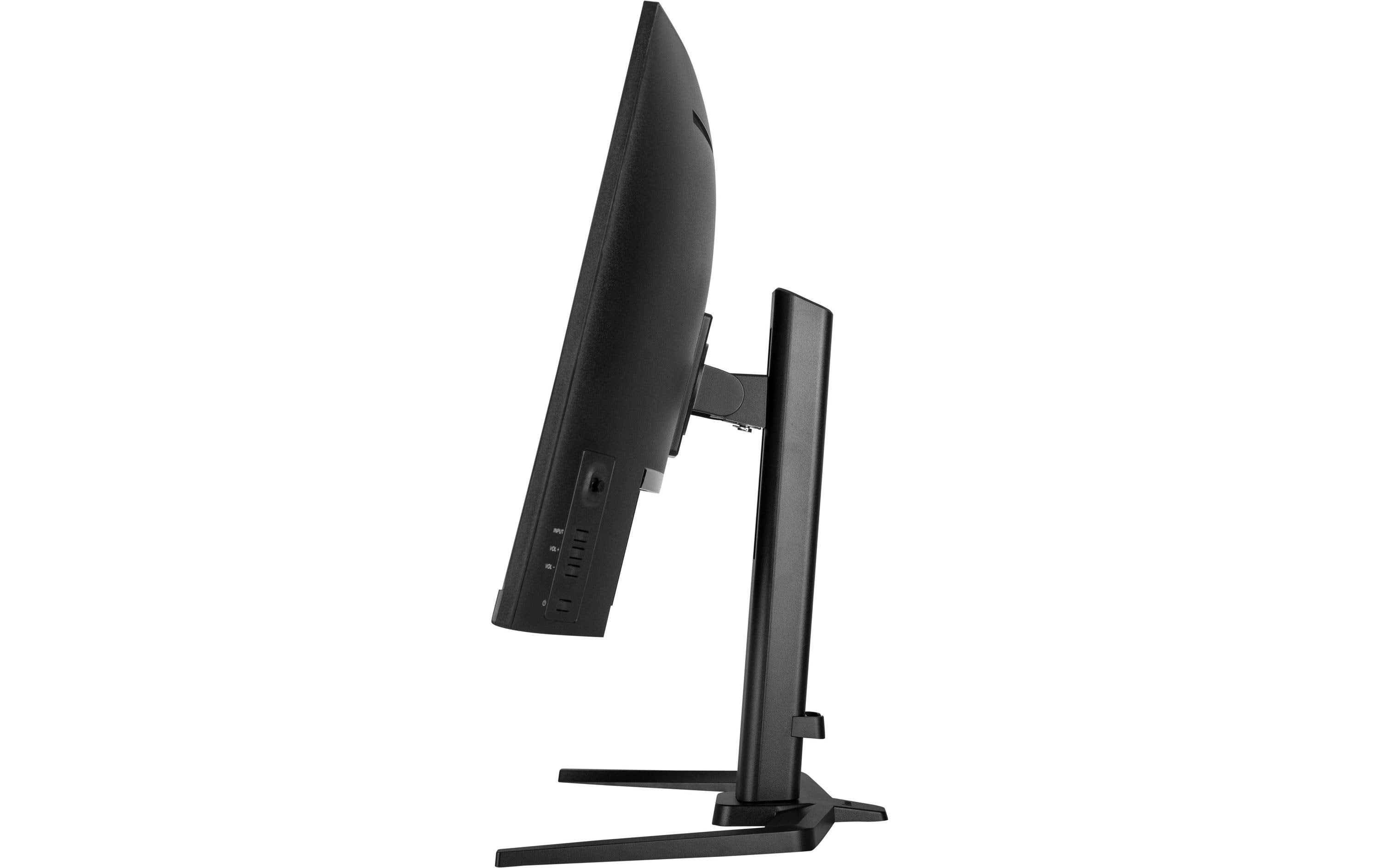 iiyama G-MASTER Red Eagle GCB3280QSU-B1 - LED-Monitor - gebogen - 81.3 cm (32") (31.5" sichtbar) - 2560 x 1440 WQHD @ 165 Hz - VA - 350 cd/m² - 3000:1 - 0.2 ms - 2xHDMI, DisplayPort - Lautsprecher - mattschwarz