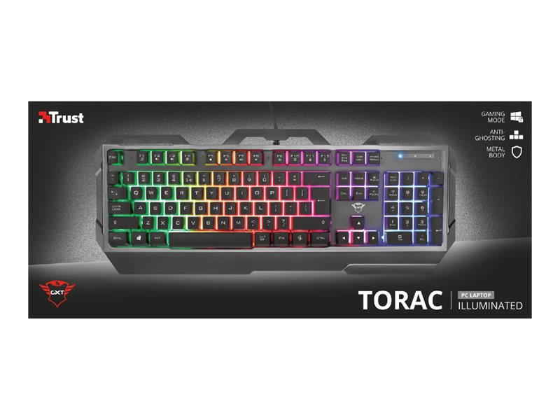 Trust Gaming GXT 856 Torac - Tastatur - QWERTY Eingabegerät