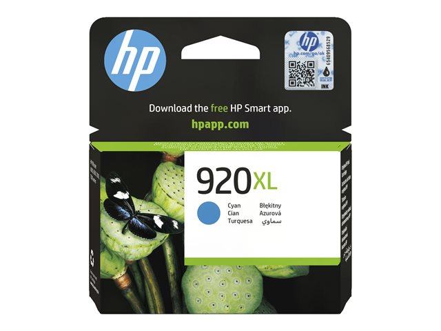 HP 920XL - Hohe Ergiebigkeit - Cyan - original - Tintenpatrone