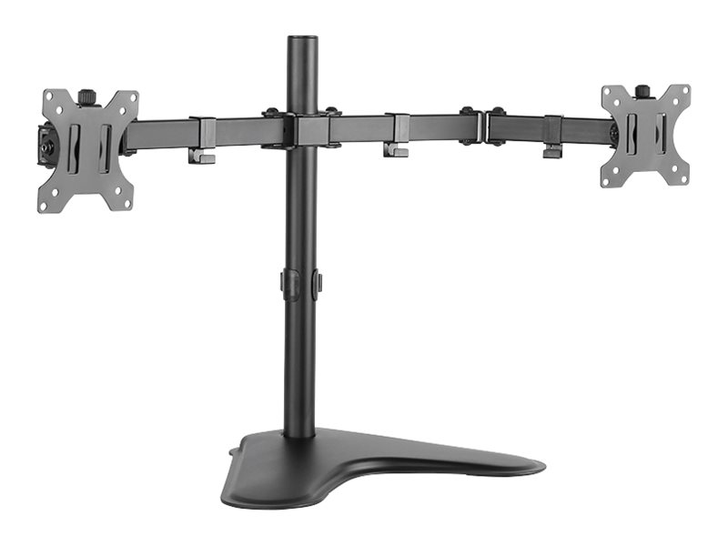 LogiLink Dual Monitor Desk Stand Befestigungskit - einstellbarer Arm - für 2 Monitore