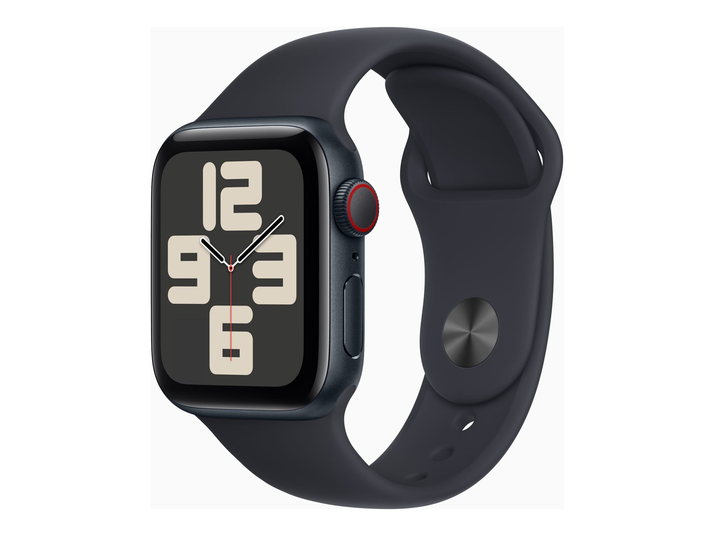APPLE Watch SE GPS + Cellular 40mm Midnight Aluminium Case with Midnight Sport Band - S/M (MRG73QF/A)