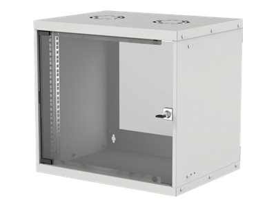 Intellinet Network Cabinet
Wall Mount (Basic)
9U
Usable Depth 340mm/Width 485mm
Grey
Flatpack
Max 50kg
Glass Door
19"
Parts for wall installation (eg screws and rawl plugs) not included
Three Year Warranty - Gehäuse - 6U