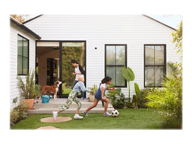 Google Nest Cam - Netzwerk-Überwachungskamera - Außenbereich, Innenbereich - wetterfest - Farbe (Tag&Nacht) - 2 MP - 1920 x 1080 - 1080p - Audio - drahtlos - Wi-Fi - H.264