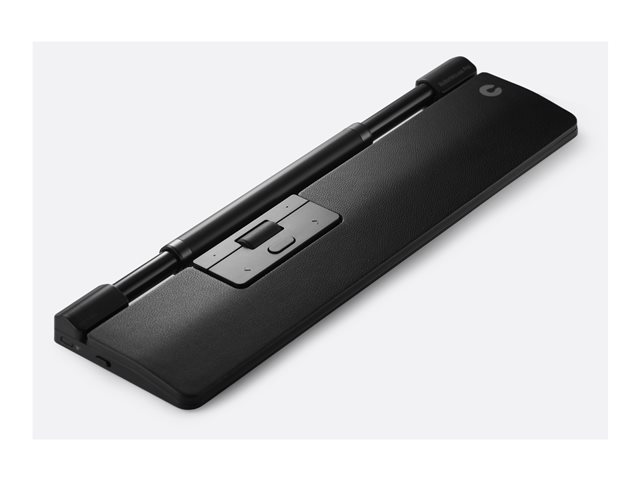Contour RollerMouse Pro - zentrale Maus - mit schmaler Armauflage und veganem Leder