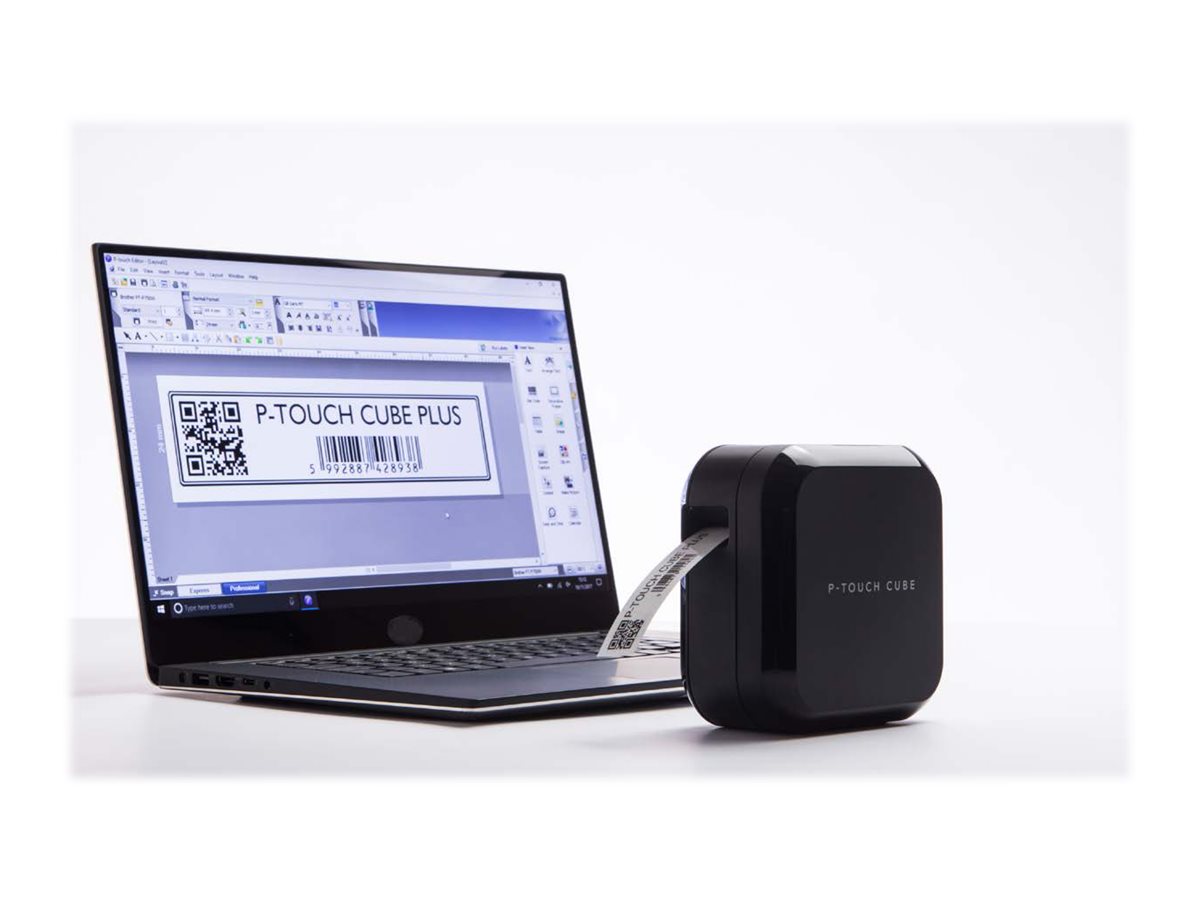 Brother P-Touch Cube Plus PT-P710BT - Etikettendrucker - s/w - Thermotransfer