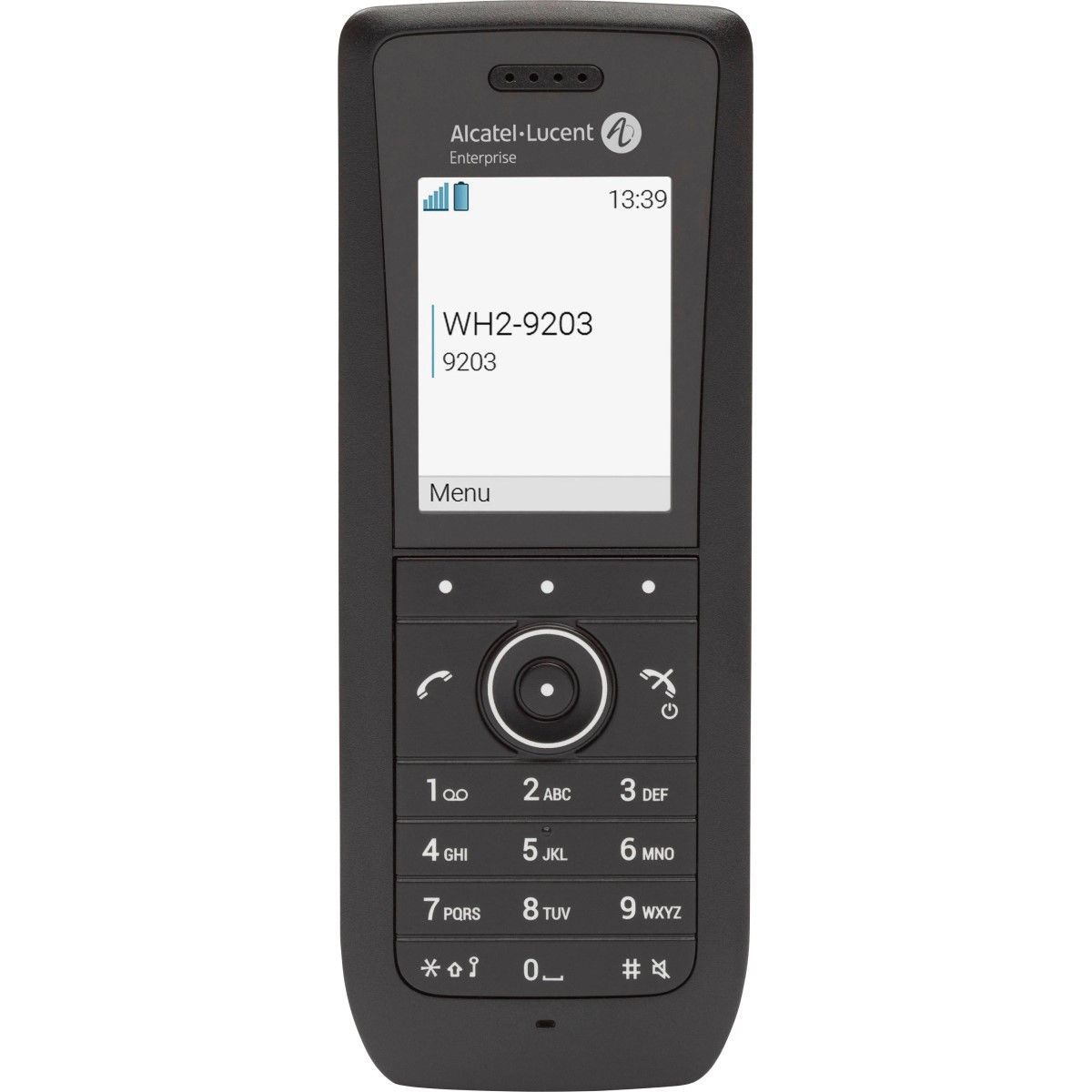 Alcatel-Lucent 8158s WLAN - Schnurloses Digitaltelefon - DECT / IEEE 802.11a/b/g/n (Wi-Fi) - SIP - Schwarz