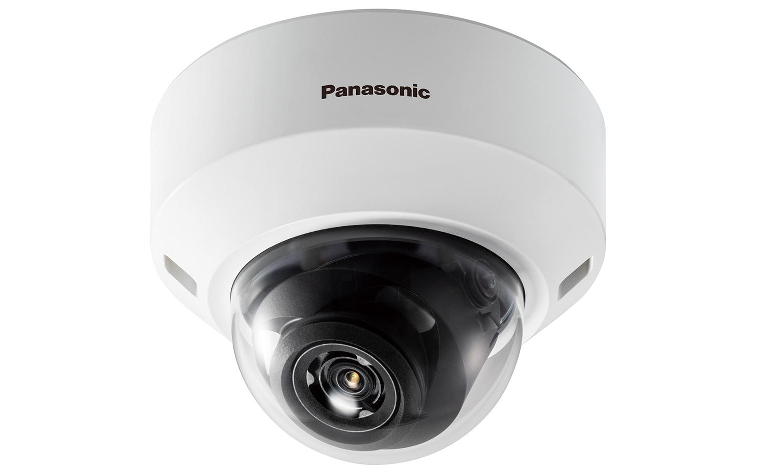 Panasonic i-Pro WV-U2132LA - Netzwerk-Überwachungskamera - Kuppel - Innenbereich - Farbe (Tag&Nacht) - 1920 x 1080 - 1080p, 1080/30p - motorbetrieben - LAN 10/100 - MJPEG, H.264, H.265 - PoE Class 2