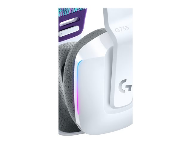 Logitech G G733 LIGHTSPEED Wireless RGB Gaming Headset - Headset - ohrumschließend - 2,4 GHz - kabellos - weiß