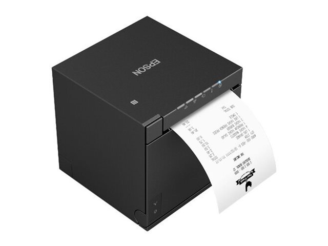 Epson TM-m30III, 8 Punkte/mm (203dpi), Cutter, USB, USB-C, Ethernet, schwarz Bondrucker, Thermodirekt, inkl.: Netzteil, Netzkabel, schwarz