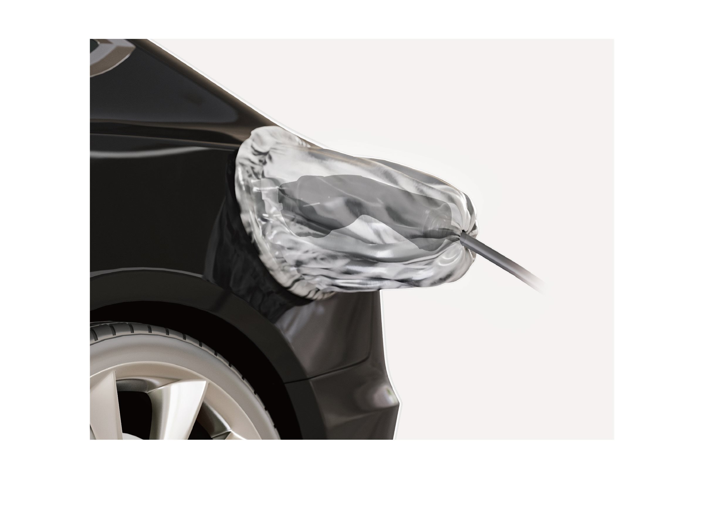 InLine - Halter für Ladestation - universal, with EV charging cable holder - Schwarz