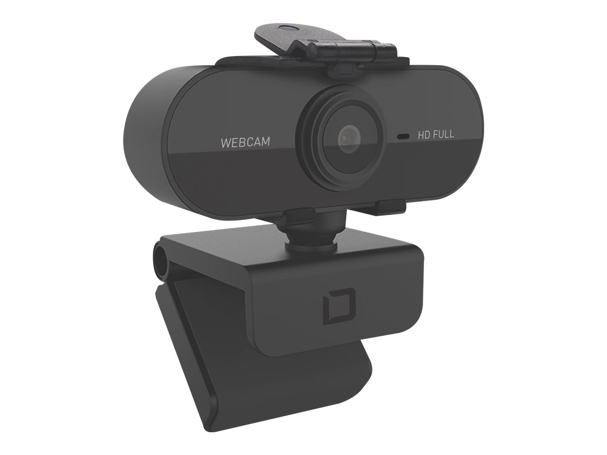 DICOTA Webcam PRO Plus Full HD - Webcam - Farbe - 1920 x 1080 - 1080p - Audio - USB 2.0