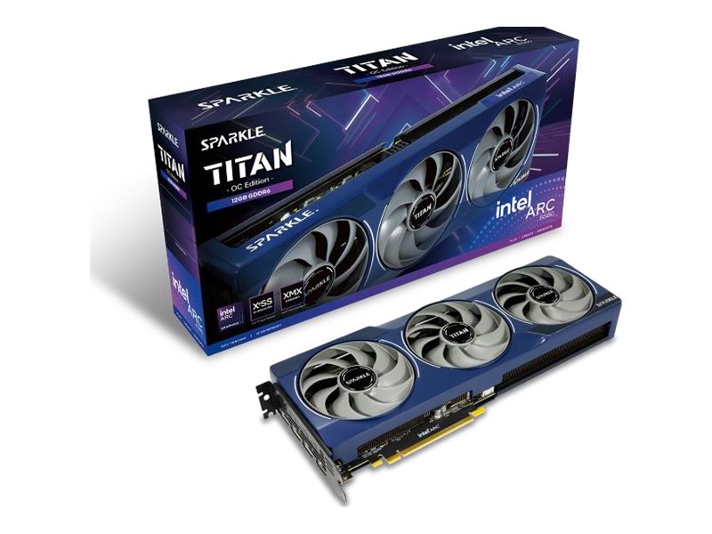 SPARKLE Intel Arc B580 TITAN OC - Grafikkarten - Arc B580 - 12 GB GDDR6 - PCIe 4.0 x8 - 3 x DisplayPort, HDMI