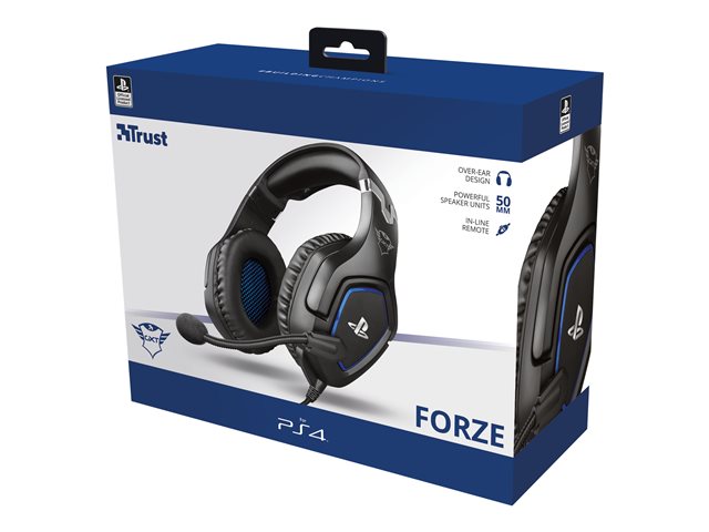 Trust Gaming GXT 488 Forze - Headset - ohrumschließend - kabelgebunden - 3,5 mm Stecker - Schwarz - für Sony PlayStation 4, Sony PlayStation 4 Pro, Sony PlayStation 4 Slim