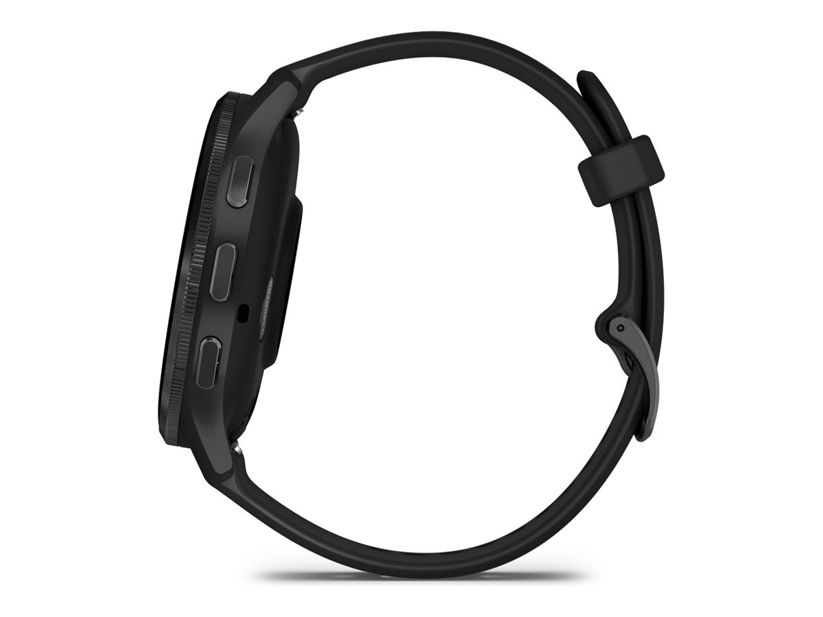 Garmin Venu 3 - schwarzes faserverstärktes Polymer - intelligente Uhr mit Band - 8 GB