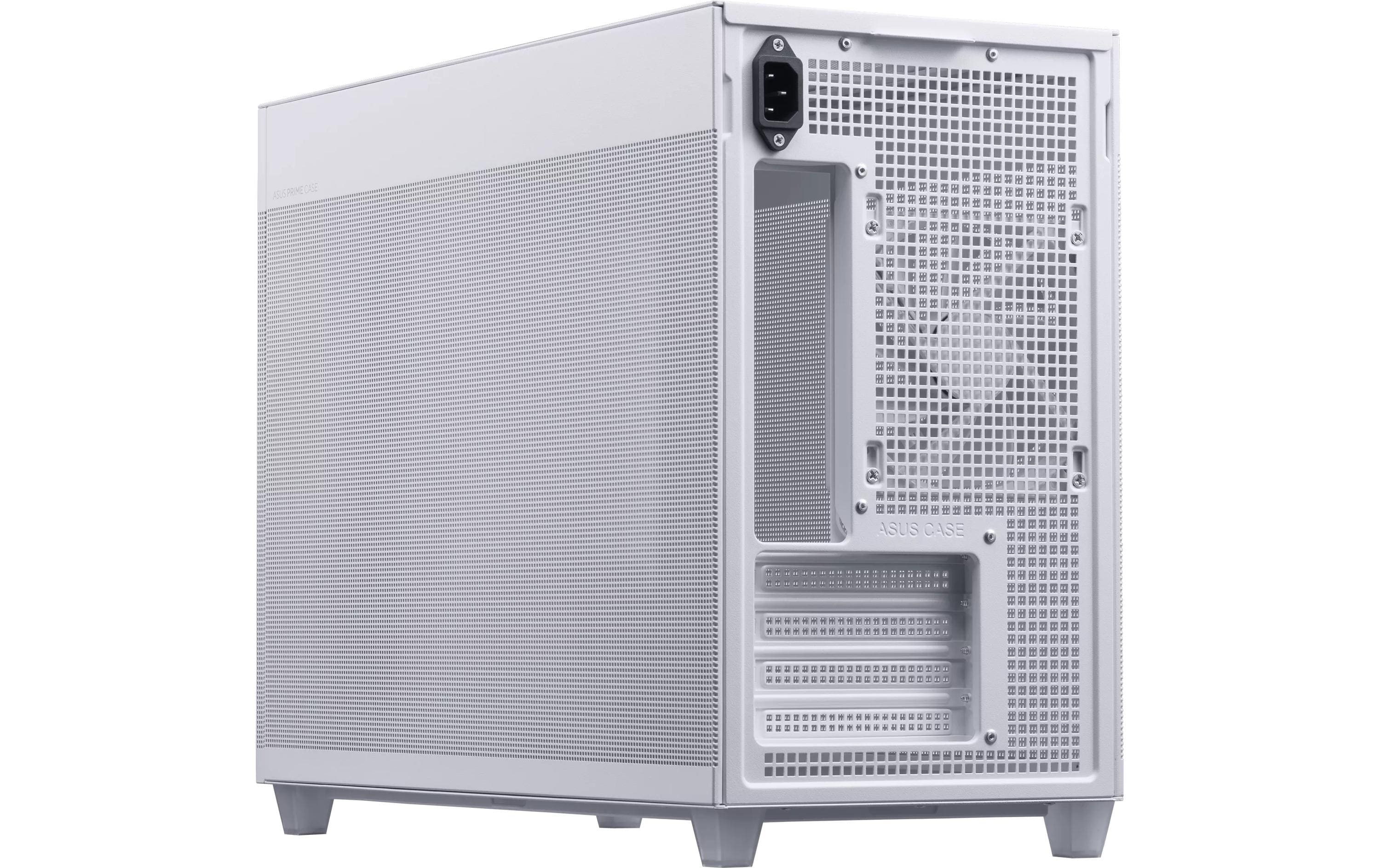 ASUS PC-Gehäuse AP201 MicroATX TG Weiss