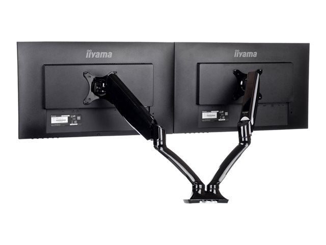 Iiyama DS3002C-B1 Befestigungskit - einstellbarer Arm - für 2 Monitore - Schwarz