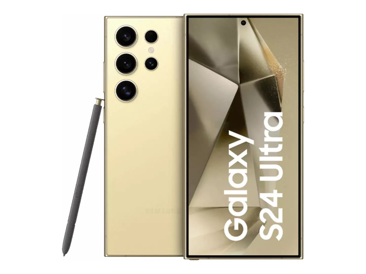 Samsung Galaxy S24 Ultra - Titanium Yellow - 5G Smartphone - 512 GB - GSM