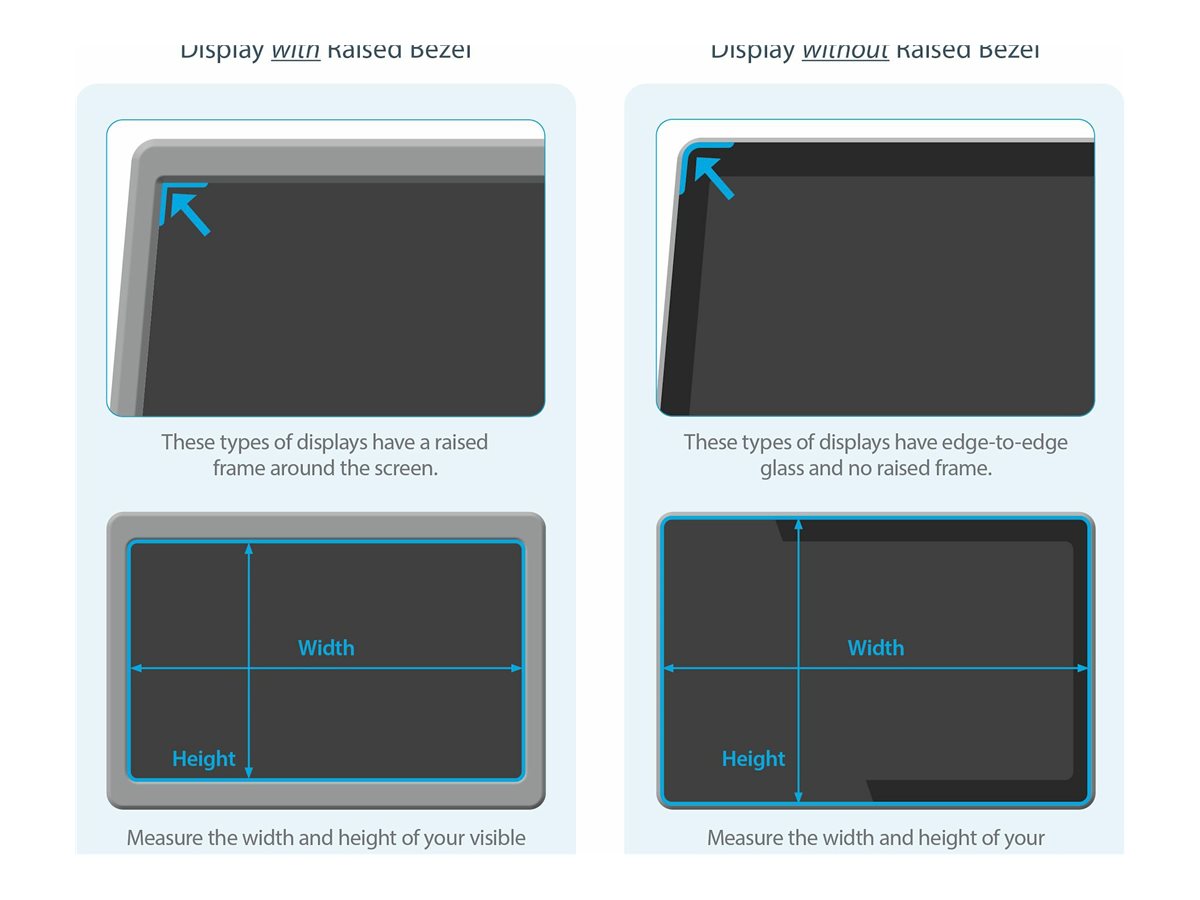 StarTech.com Displayschutzfolie für 23 Zoll (58cm) PC Display - Monitor Blickschutzfolie - Bildschirmsichtschutz