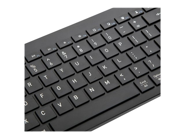 Targus Full-Size Multi-Device - Tastatur - Deutsch - Schwarz Eingabegerät