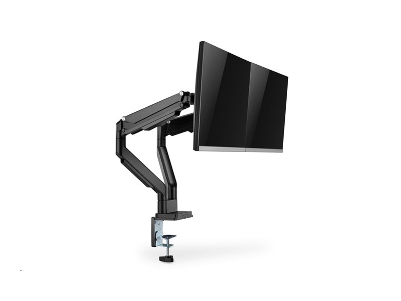 DIGITUS DA-90395 Aufstellung - einstellbarer Doppelarm - für 2 LCD-Displays - mattschwarz