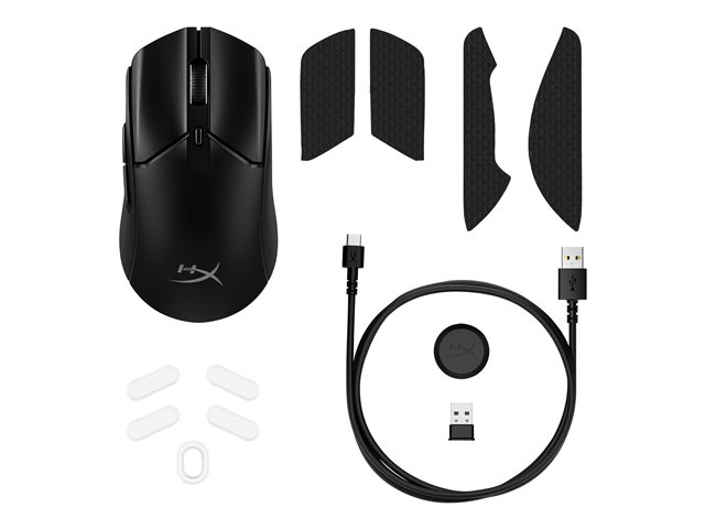 HyperX Pulsefire Haste 2 - Maus - 2.4 GHz
Bluetooth 5.0
USB - Schwarz