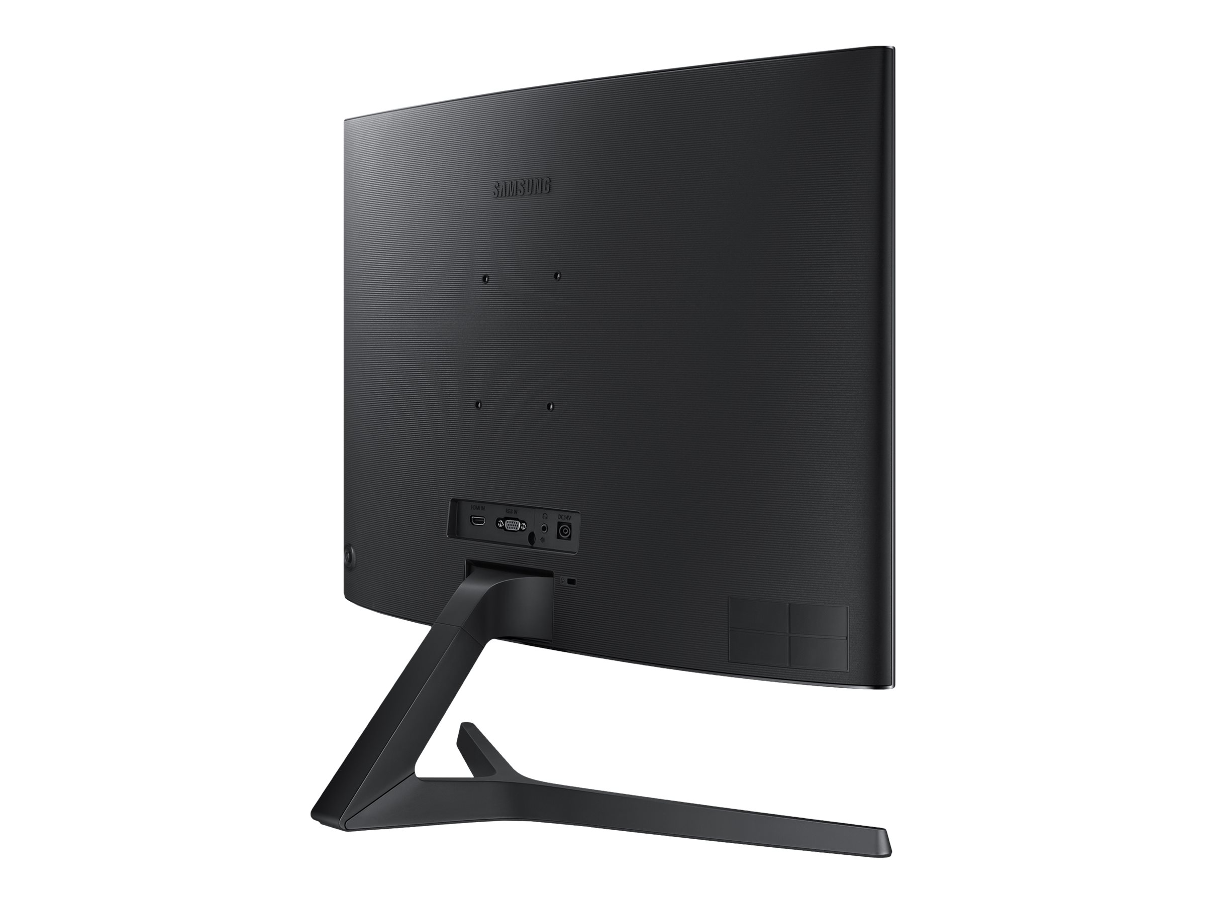Samsung C24F396FHR - LED-Monitor - gebogen - 59 cm (24") (23.5" sichtbar) - 1920 x 1080 Full HD (1080p) @ 60 Hz - VA - 250 cd/m² - 3000:1 - 4 ms - HDMI, VGA - Shiny Black
