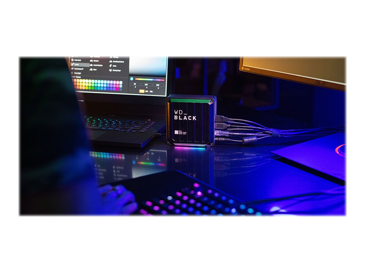 WD_BLACK D50 Game Dock WDBA3U0000NBK - Dockingstation - Thunderbolt 3 - DP
Thunderbolt - 1GbE