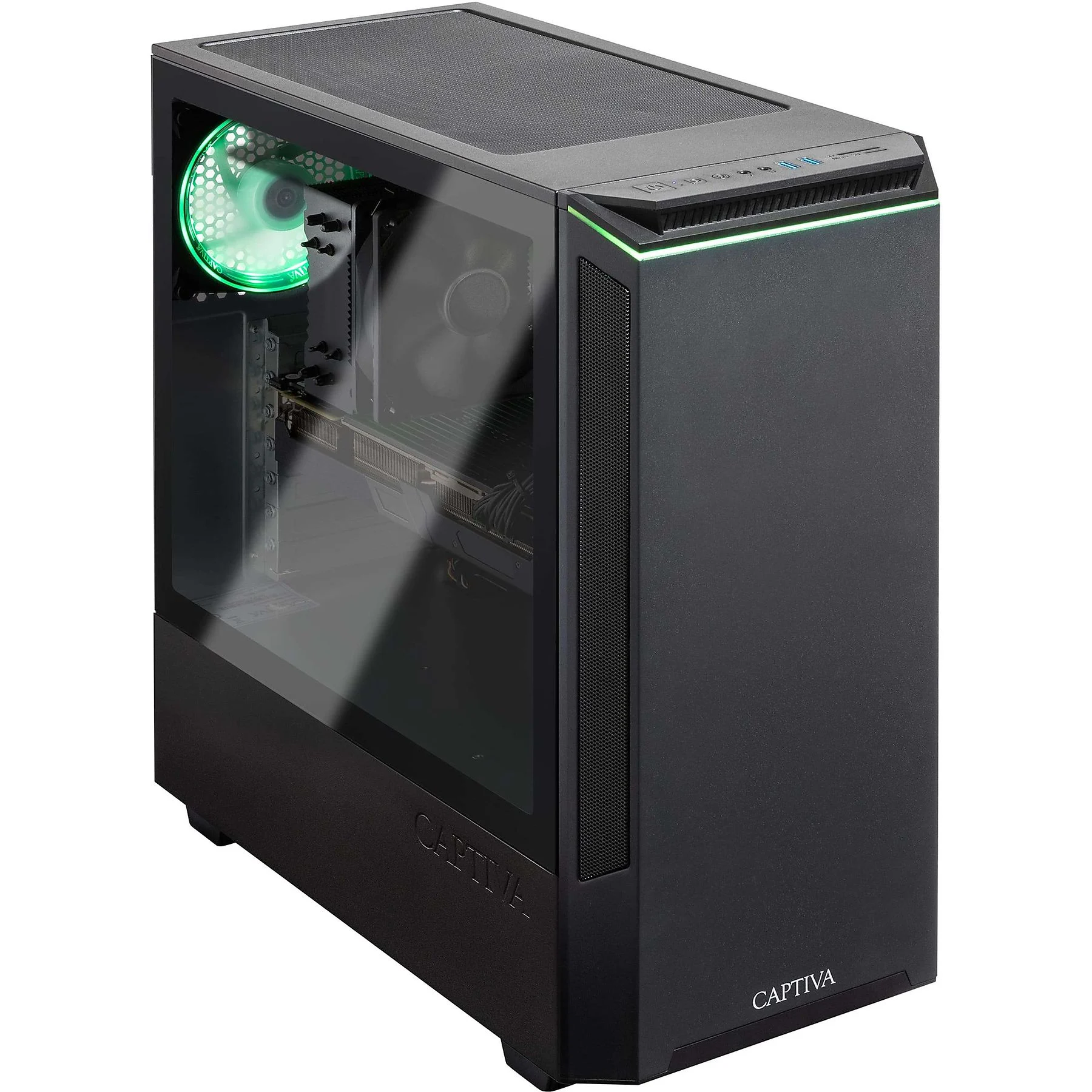 CAPTIVA Workstation I78-458 Intel Core i7 DDR4-SDRAM SSD NVIDIA GeForce RTX - Workstation - Core i7 - 2,1 GHz - 32 GB - GDDR6 - 1.000 GB - NVIDIA GeForce RTX 3000 - 650 W - No Os