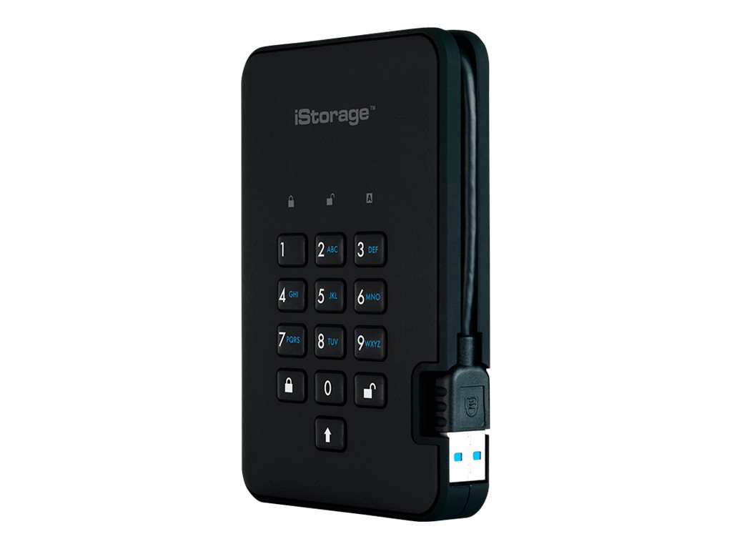 iStorage diskAshur² - Festplatte - 4 TB - USB 3.1 Gen 1 - TAA-konform