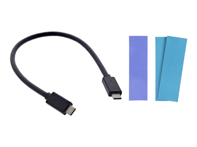 InLine - Speichergehäuse - M.2 Card (PCIe NVMe & SATA) - USB 3.2 (Gen 2)