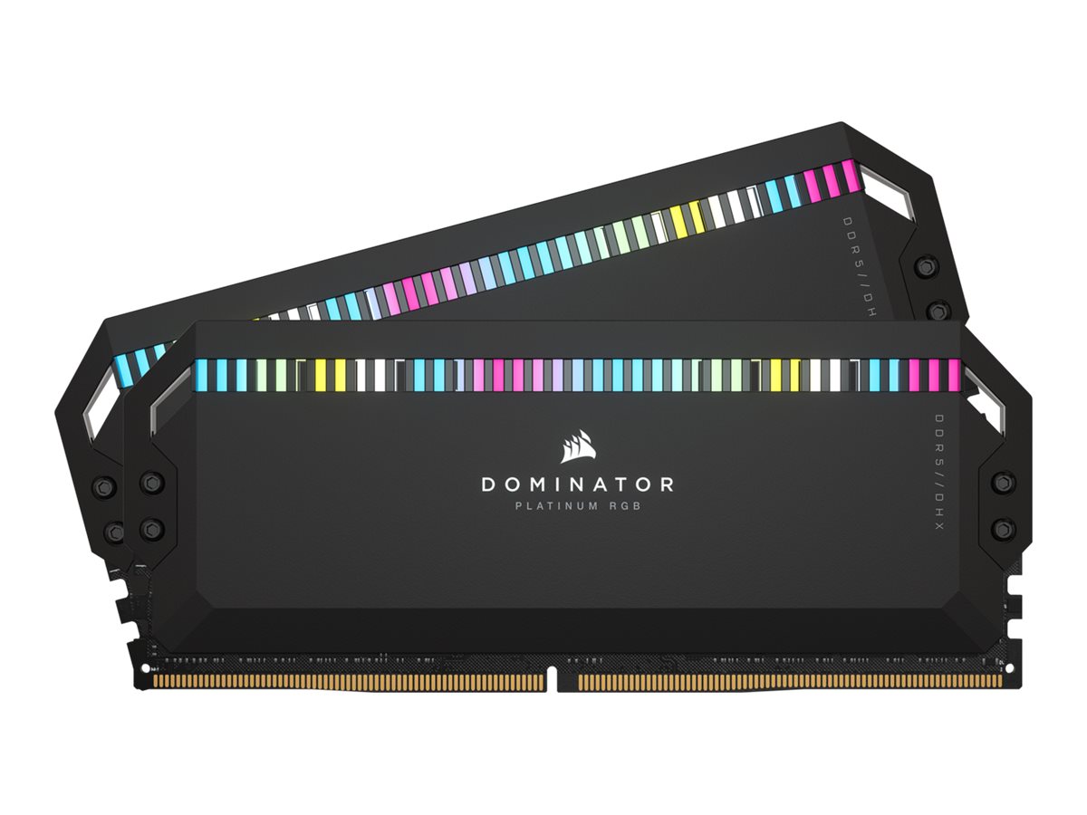 CORSAIR Dominator Platinum RGB - DDR5 - Kit - 64 GB: 2 x 32 GB - DIMM 288-PIN - 5200 MHz / PC5-41600 - ungepuffert