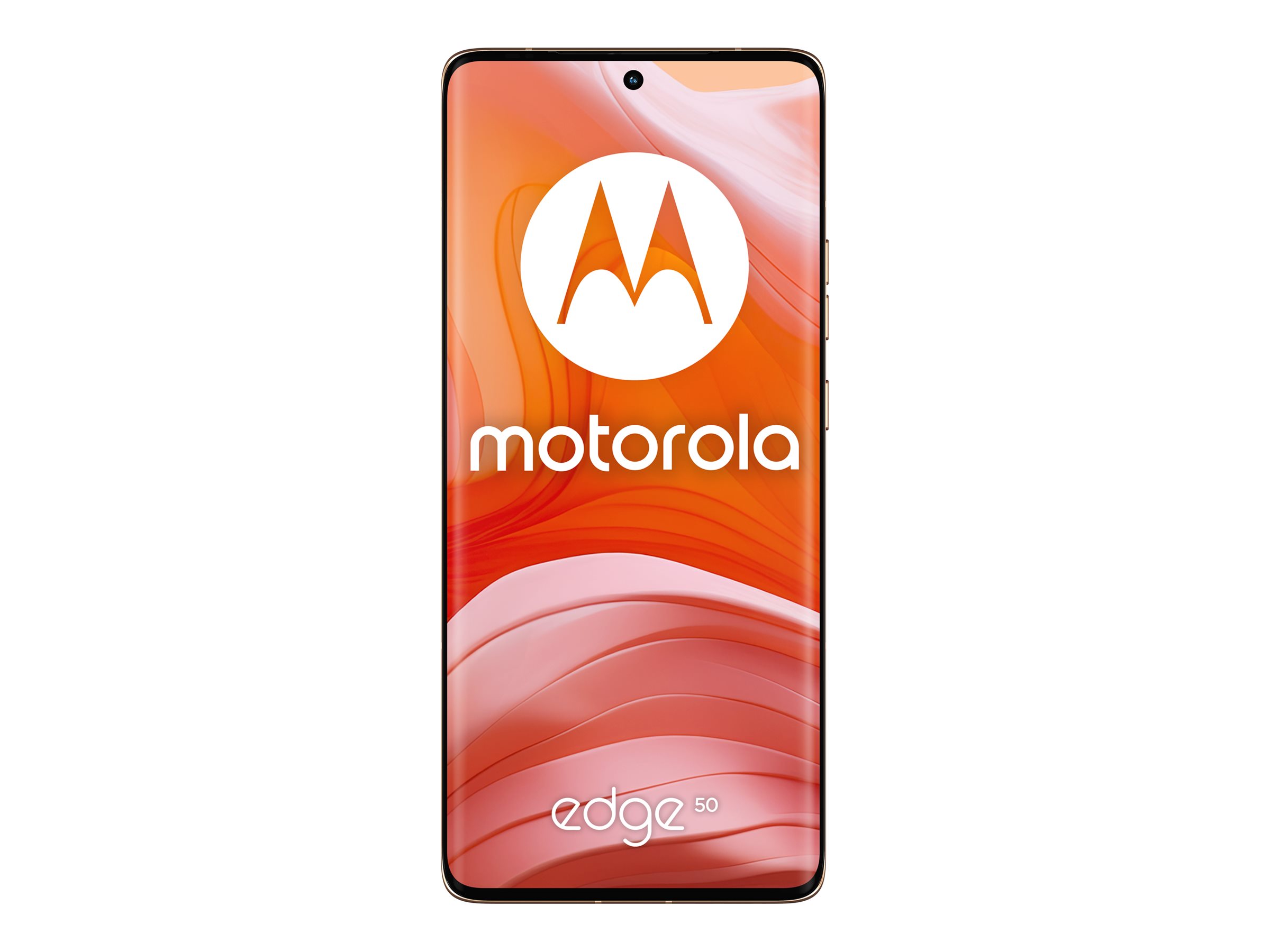 Motorola Edge 50 - 5G Smartphone - Dual-SIM - RAM 12 GB / Interner Speicher 512 GB - pOLED-Display - 6.67" - 2712 x 1220 Pixel (120 Hz) - Triple-Kamera 50 MP, 13 MP, 10 MP - front camera 32 MP - Peach Fuzz