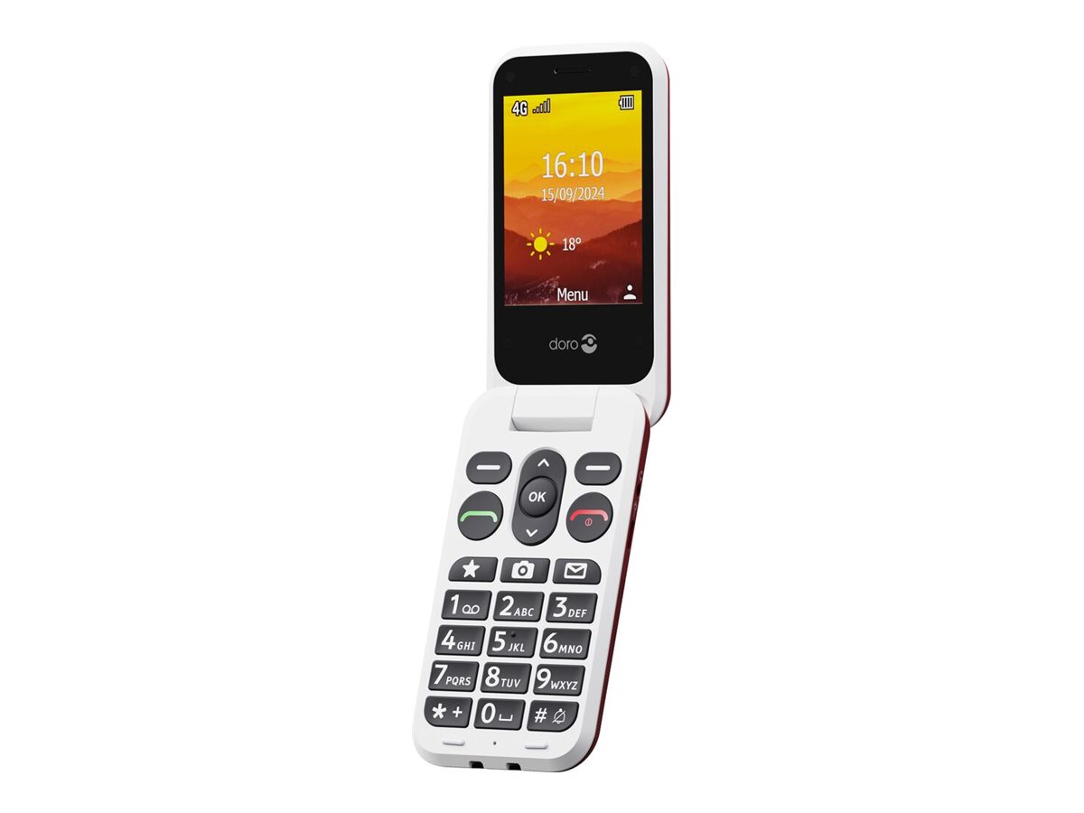DORO Leva L20 - rot/weiß - 4G Feature Phone - 128 MB - GSM