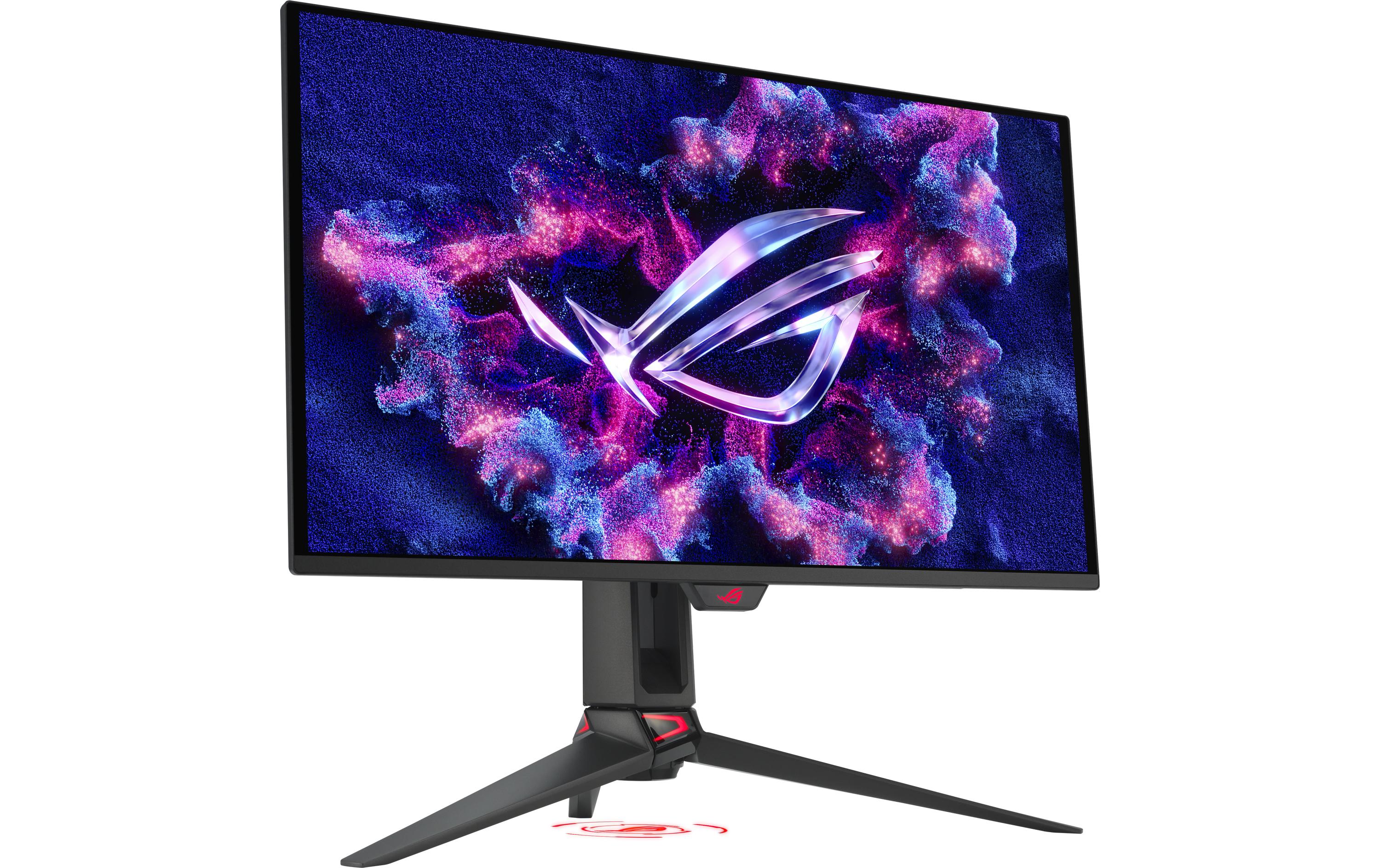 ASUS ROG Swift OLED PG27UCDM - OLED-Monitor - Gaming - 68.6 cm (27") (26.5" sichtbar) - 3840 x 2160 4K @ 240 Hz - 1000 cd/m² - 1500000:1 - DisplayHDR 400 True Black - 0.03 ms - 2xHDMI, DisplayPort, USB-C - Schwarz