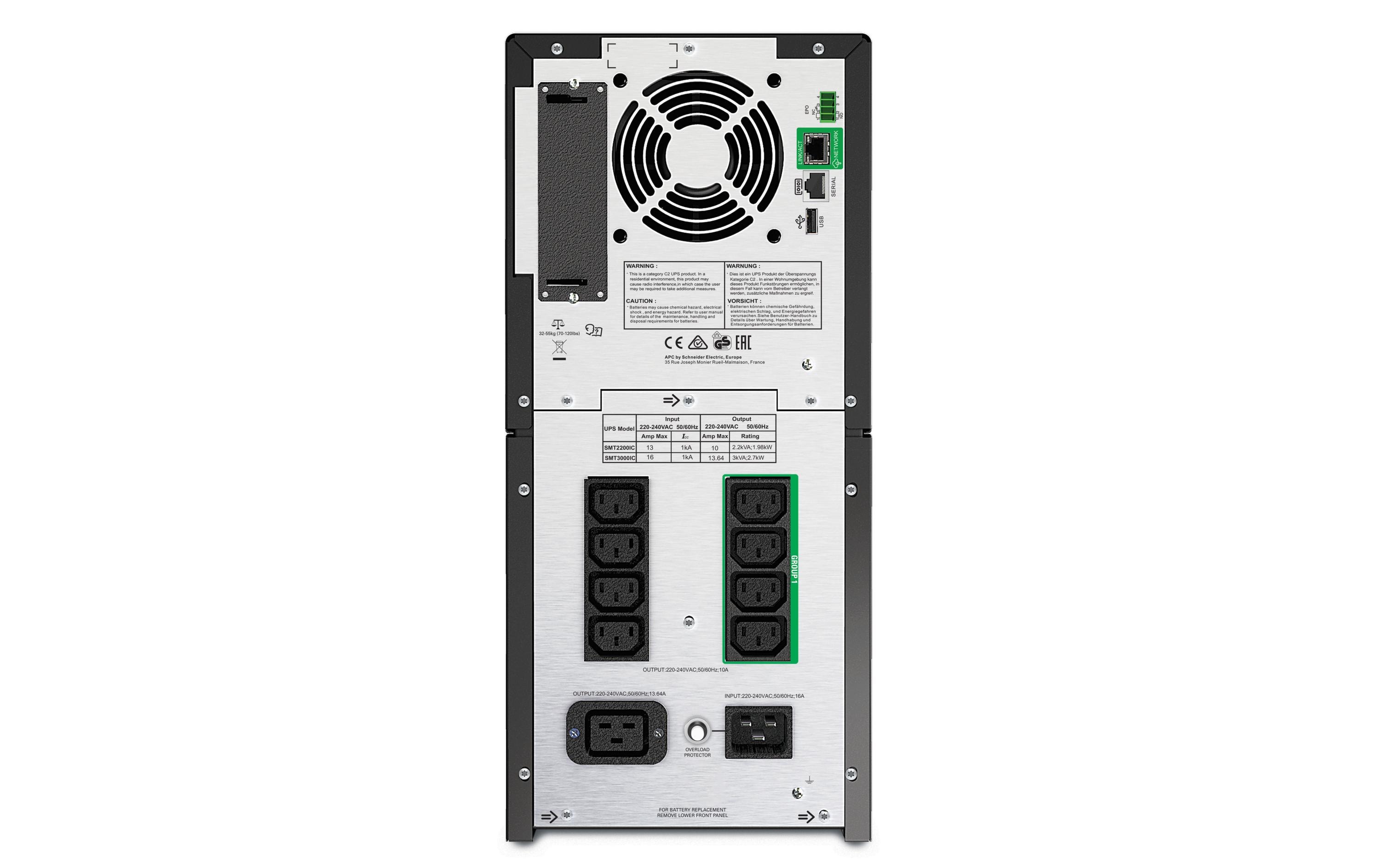 APC USV SMT2200IC 2200 VA / 1980 W