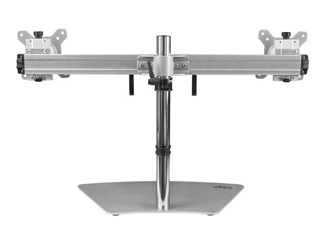 StarTech.com Doppelmonitorhalterung - Ergonomische
freistehende Doppelmonitor-Tischhalterung für zwei 24" Bildschirme(je 8kg) mit VESA-Montage - Synchronisierte Höhenverstellung - Silber (ARMDUOSS) Aufstellung - für 2 Monitore - Schwarz
Silber
